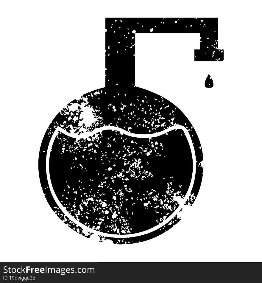 Distressed Symbol Science Experiment