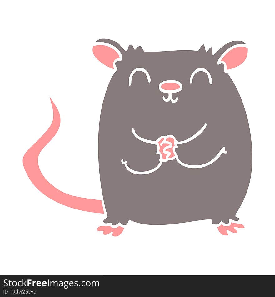 cartoon doodle happy mouse