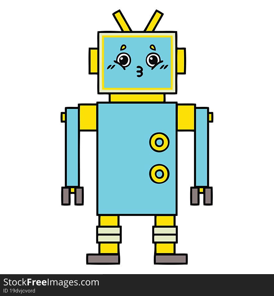 Cute Cartoon Robot