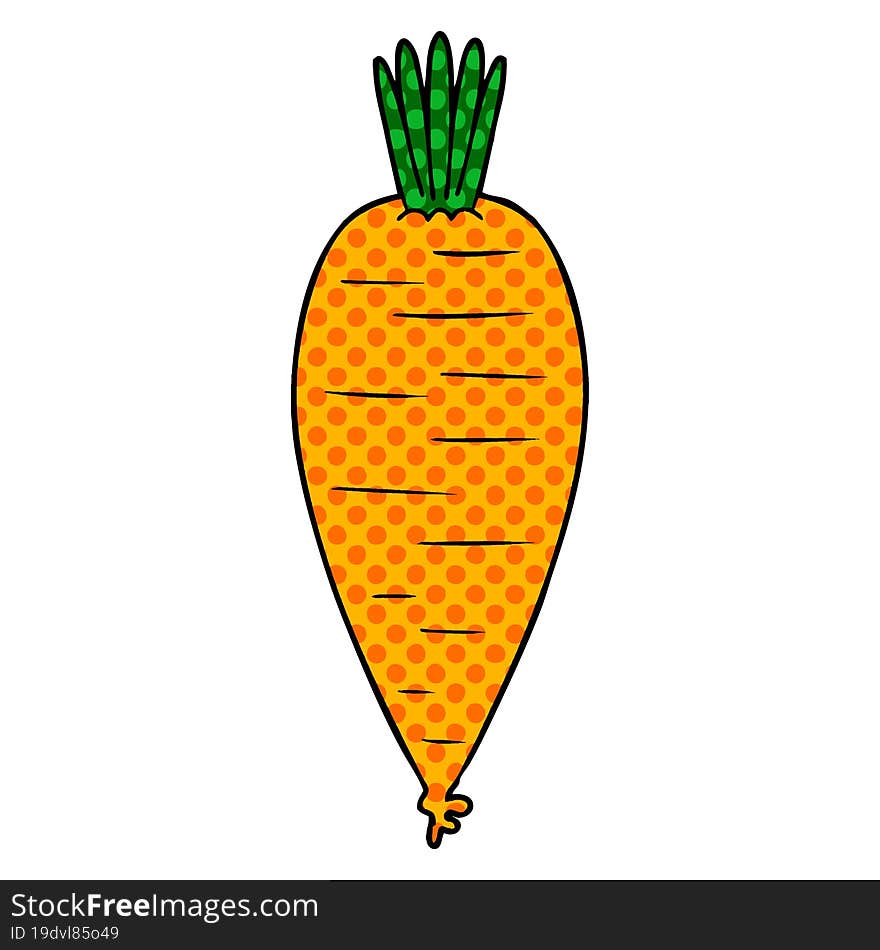 cartoon carrot. cartoon carrot