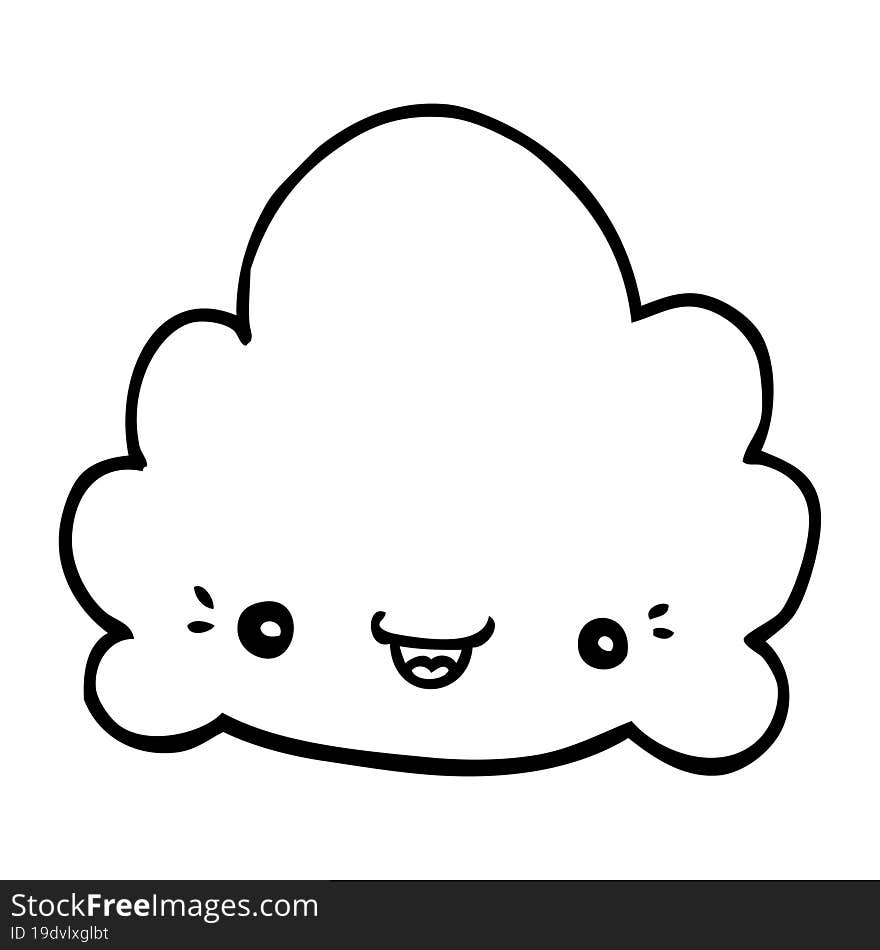 cartoon cloud