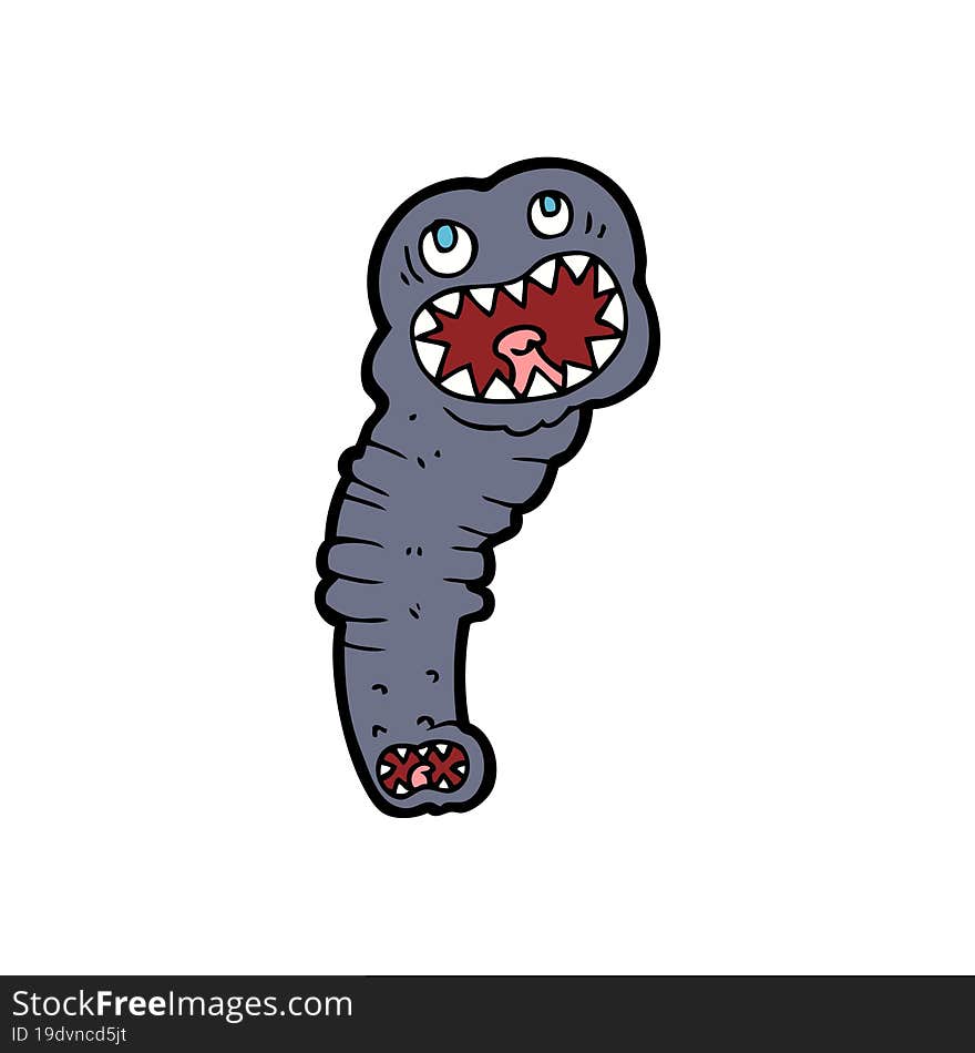 cartoon leech