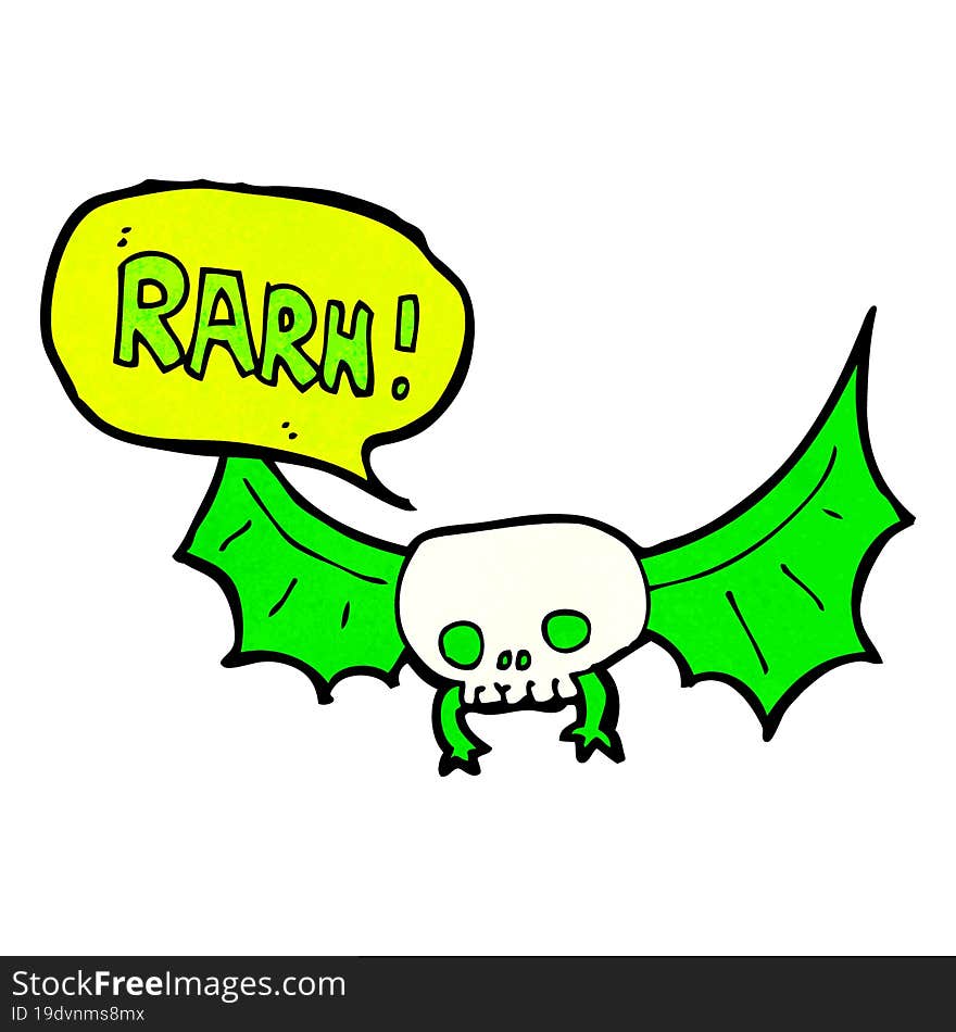 Cartoon Vampire Bat