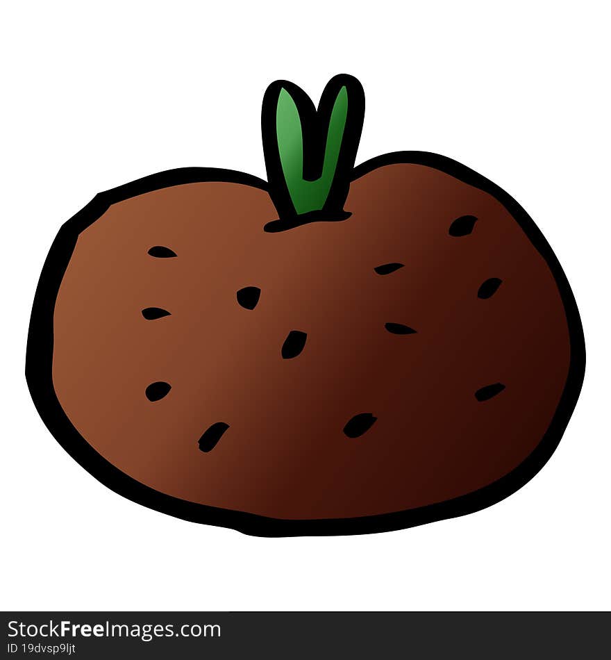 cartoon doodle tomato