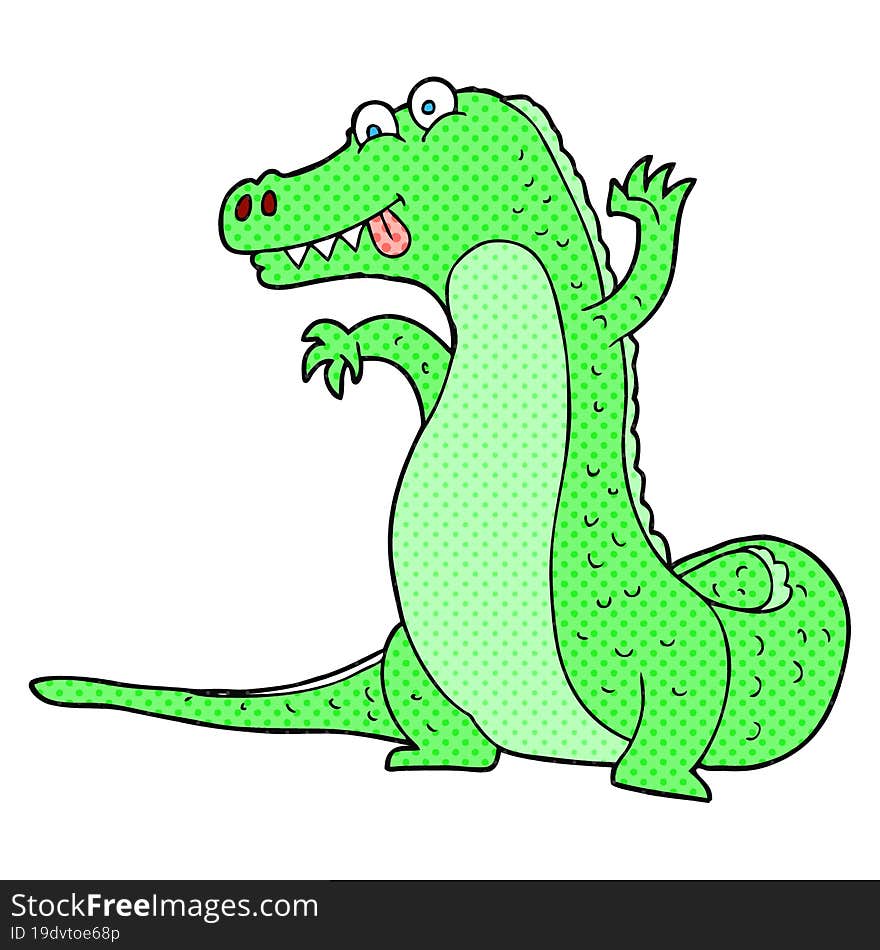 Cartoon Crocodile