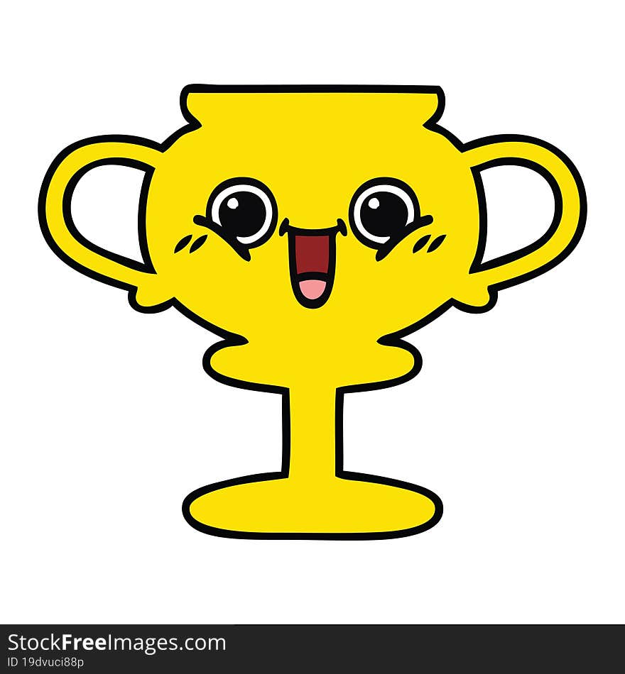 cute cartoon trophy