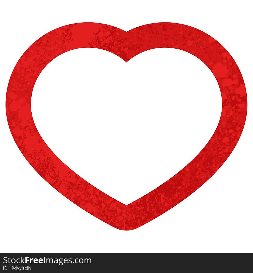 heart symbol graphic icon