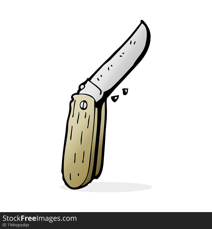 cartoon folding knife