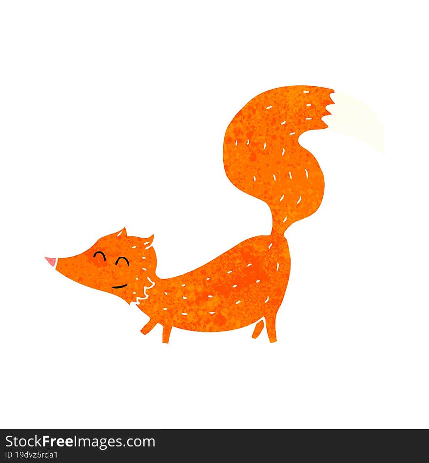 cartoon little fox