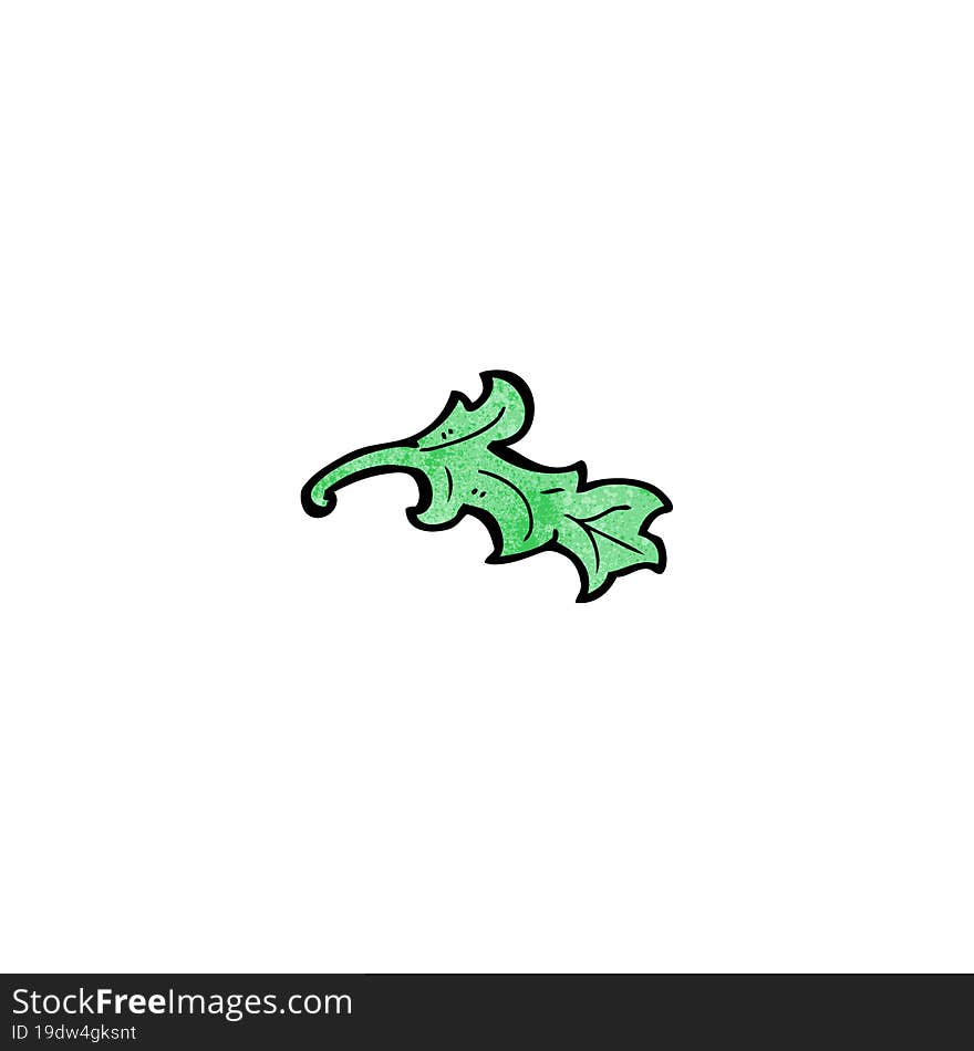 Cartoon Leaf Pattern