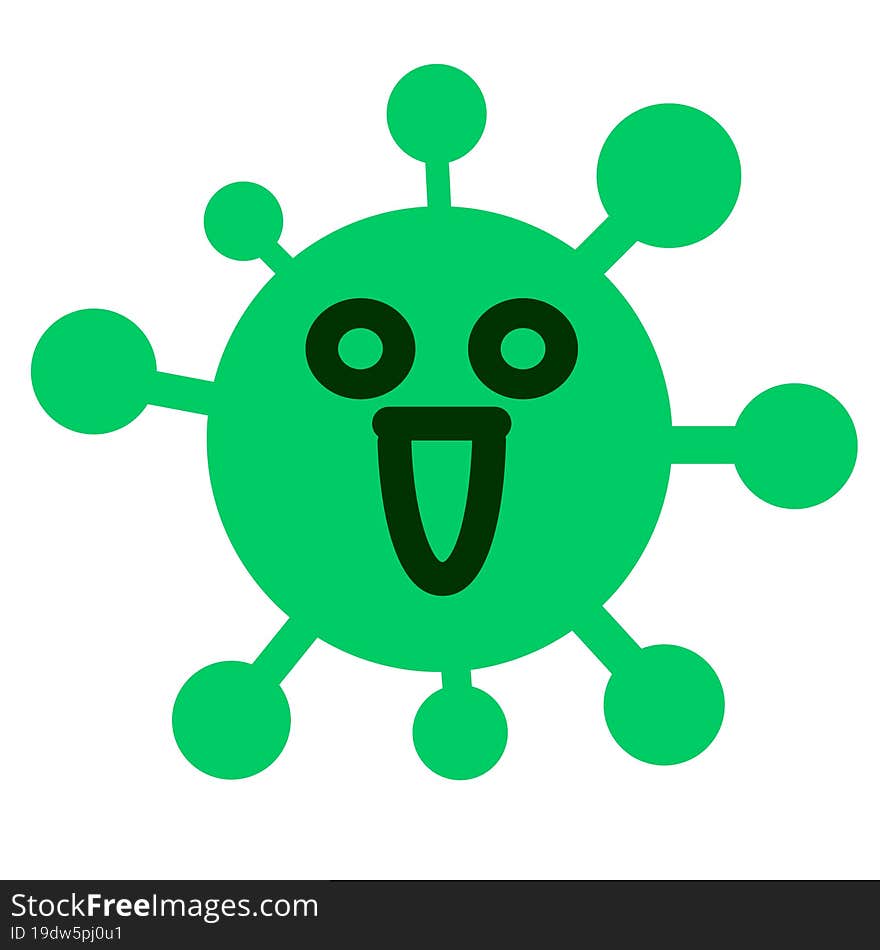 happy blank eye virus