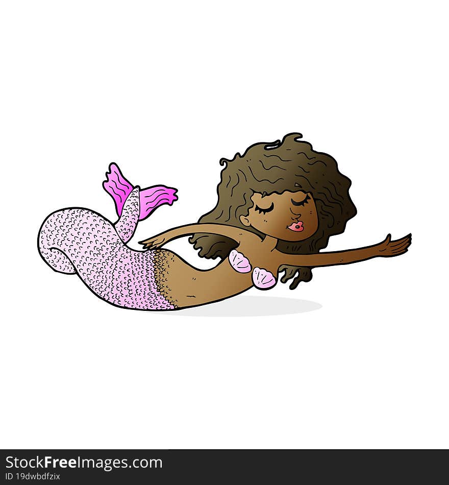 Cartoon Mermaid