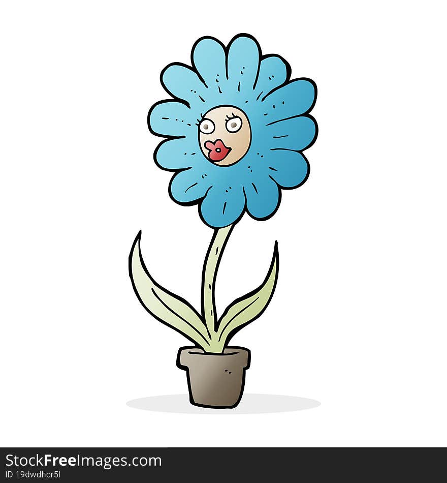 cartoon flower