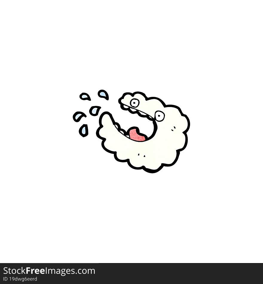 crazy cartoon cloud