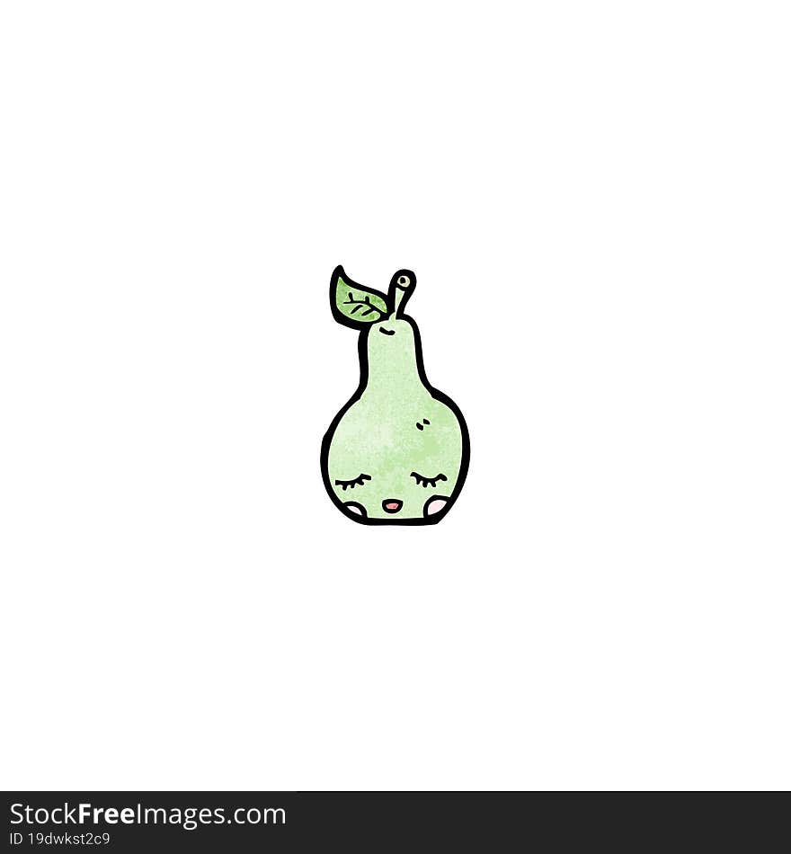 Cartoon Pear