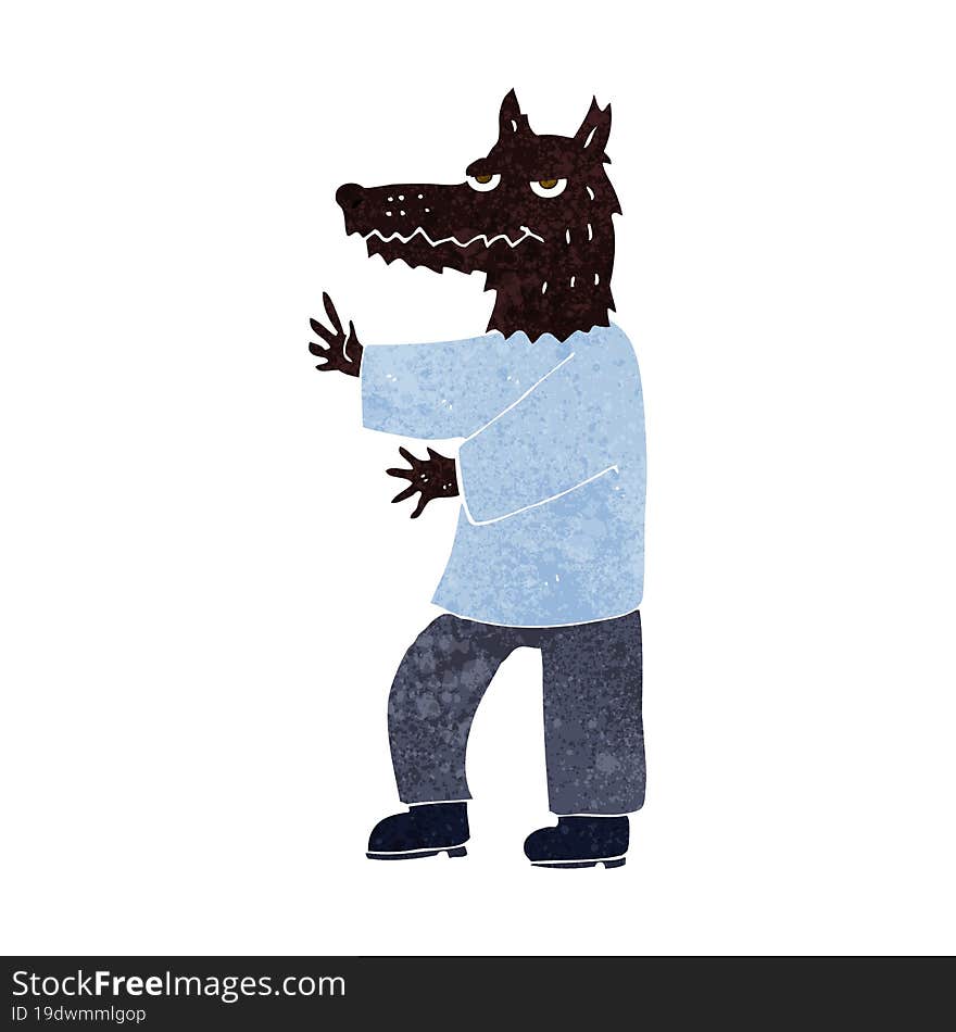 Cartoon Werewolf