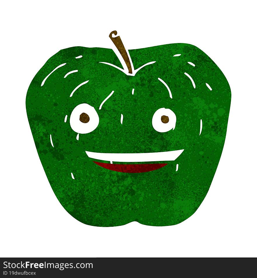 cartoon apple