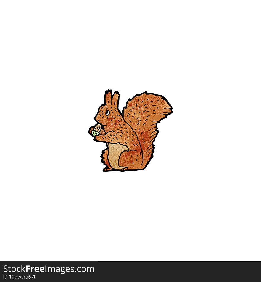 cartoon squirrel