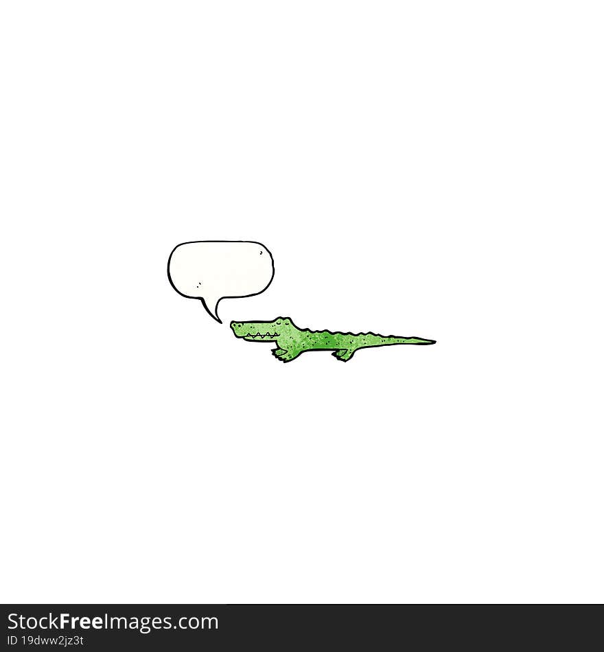 cartoon crocodile