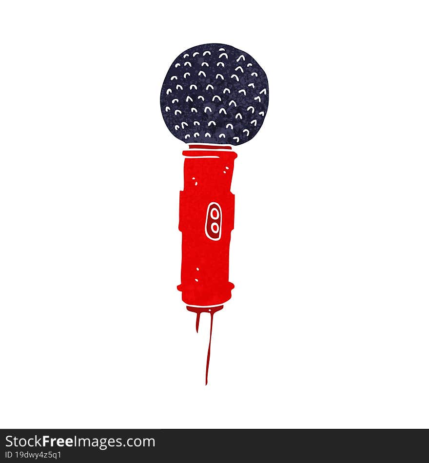 cartoon microphone