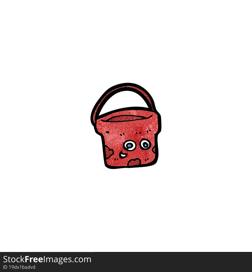 cartoon bucket