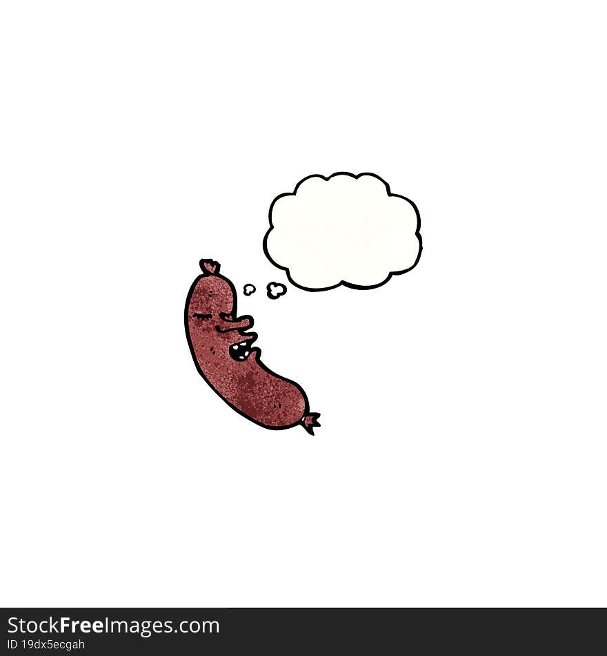 Sausage Cartoon Character