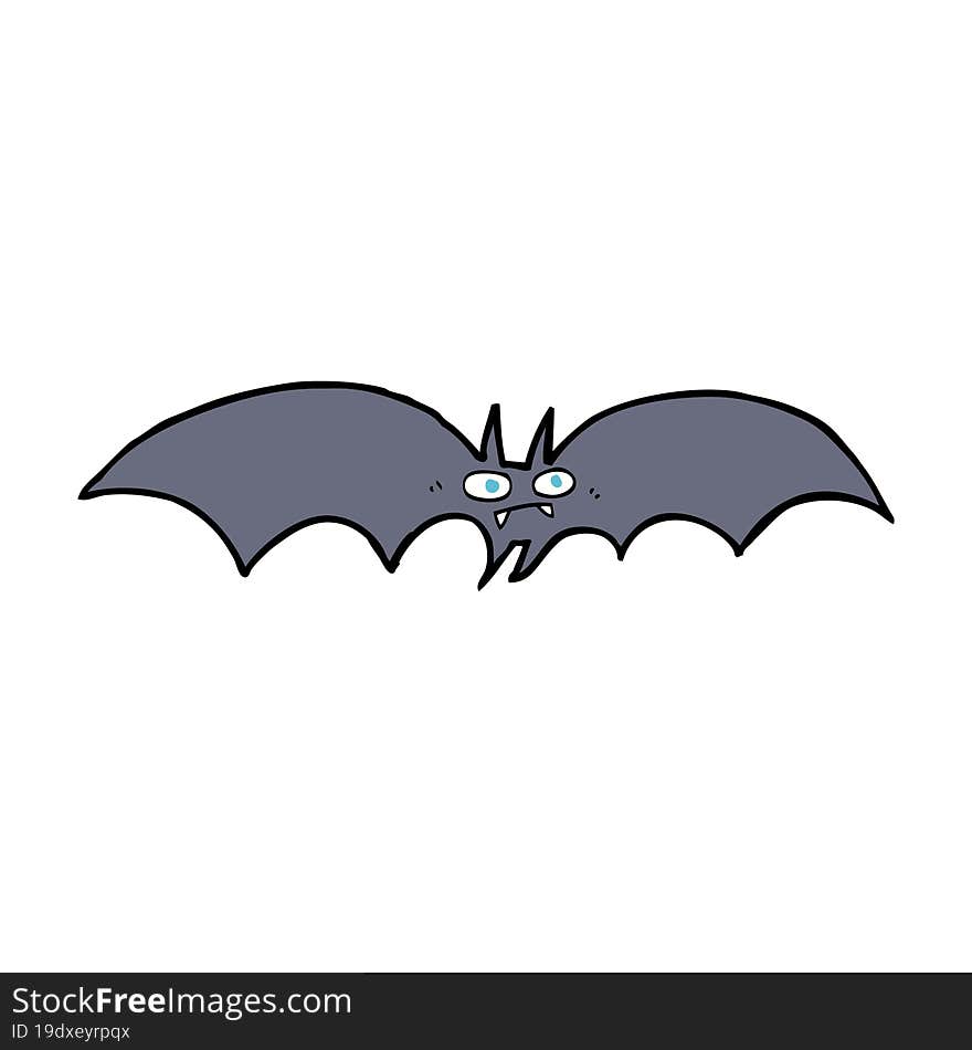 Cartoon Vampire Bat