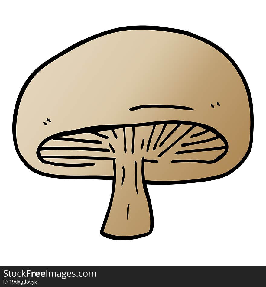 cartoon doodle chestnut mushroom