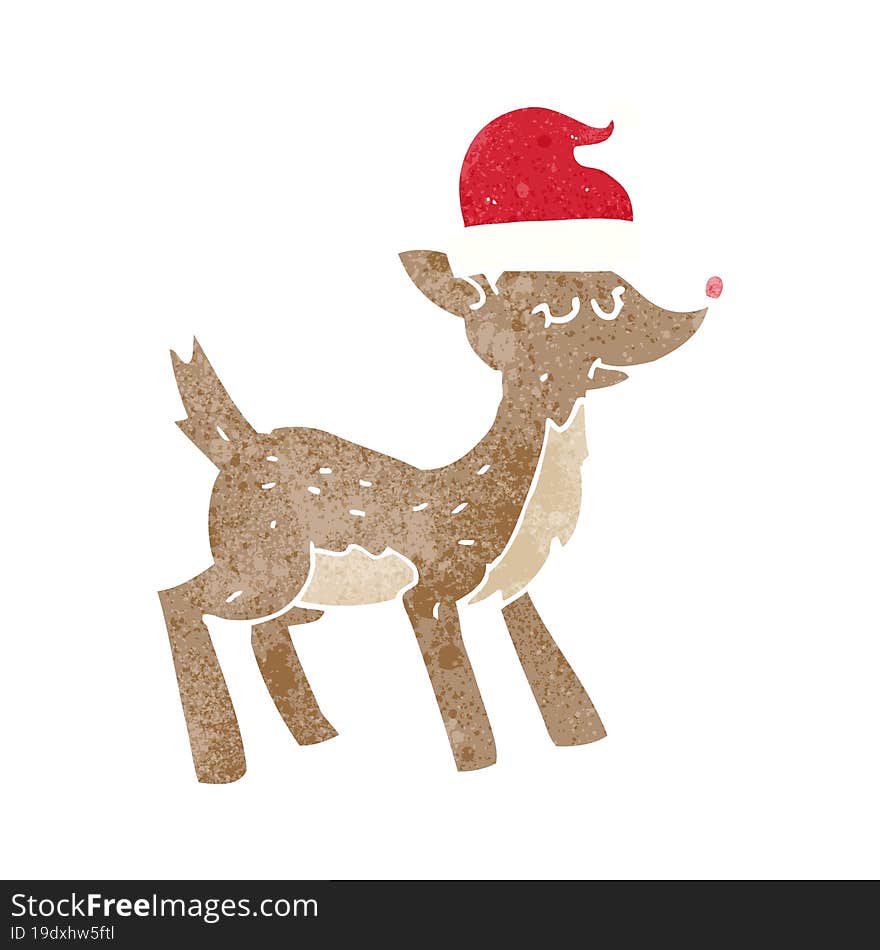 Cartoon Cute Christmas Reindeer