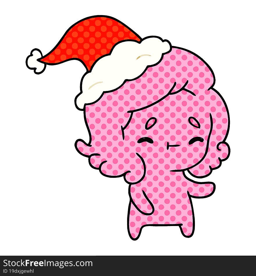 Christmas Cartoon Of Kawaii Ghost