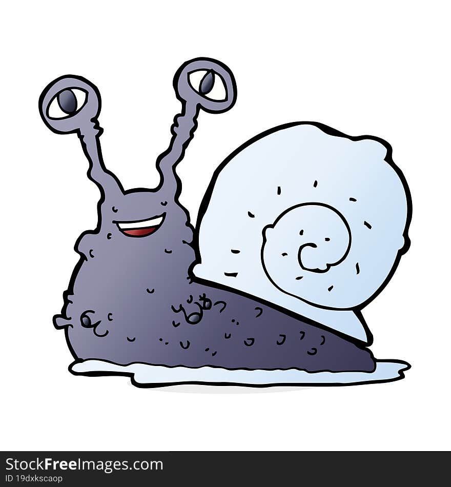 cartoon snail