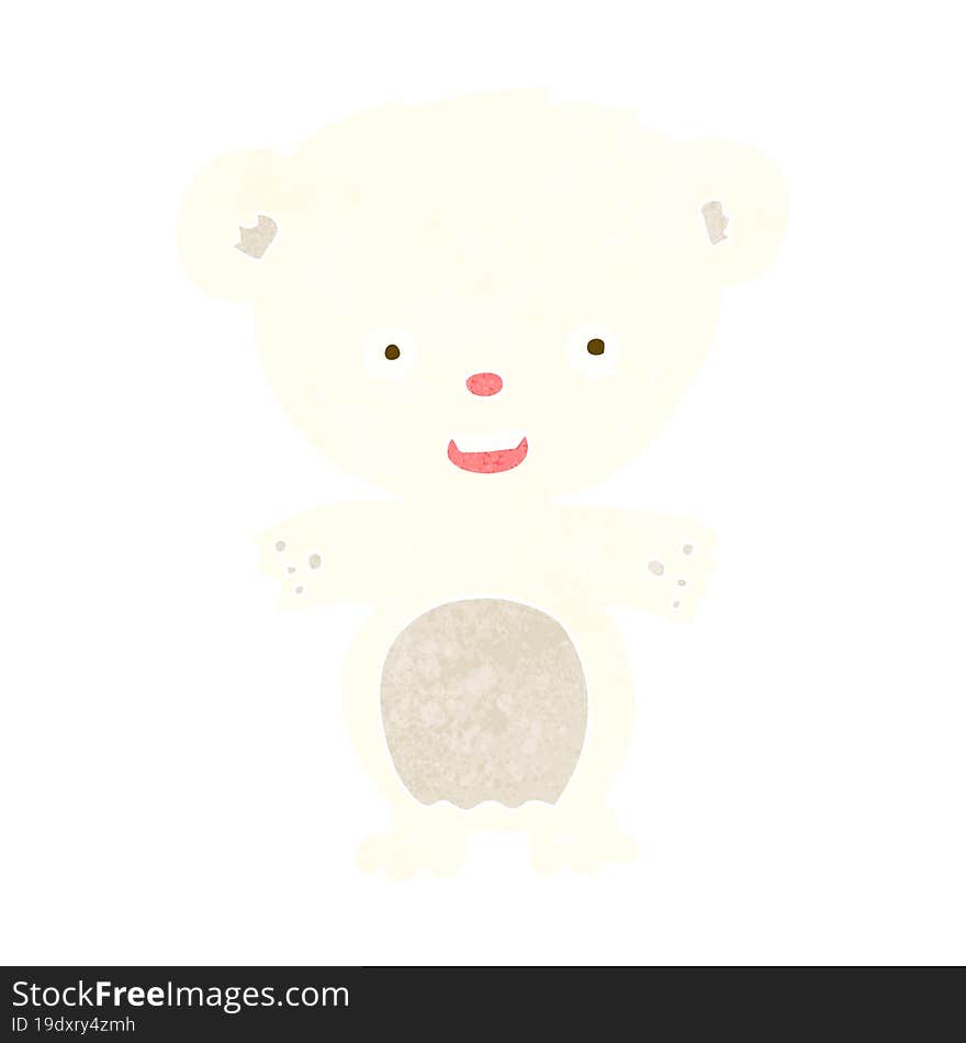 cartoon polar bear