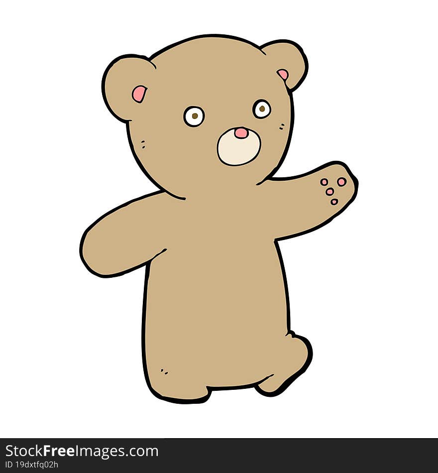 cartoon teddy bear