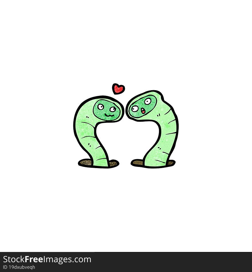 cartoon snakes in love