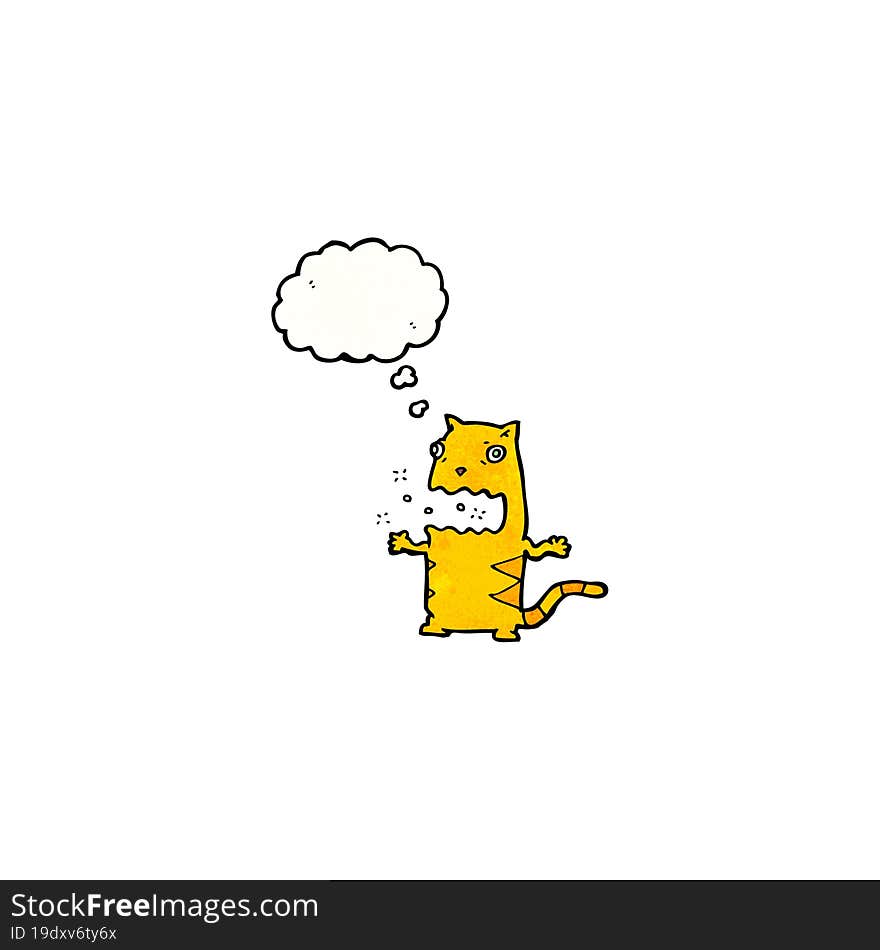 Burping Cat Cartoon