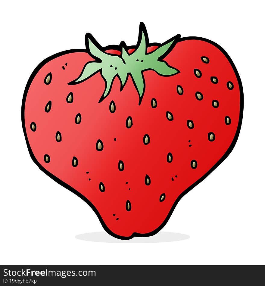 cartoon strawberry