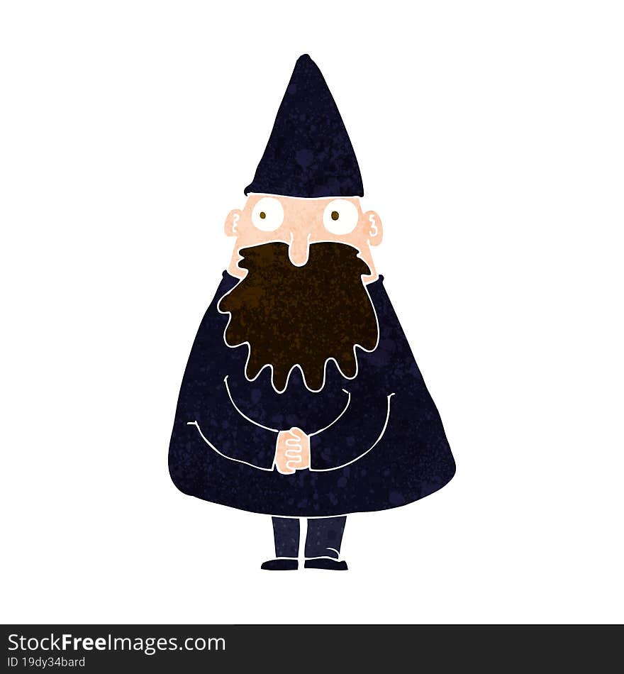 cartoon wizard