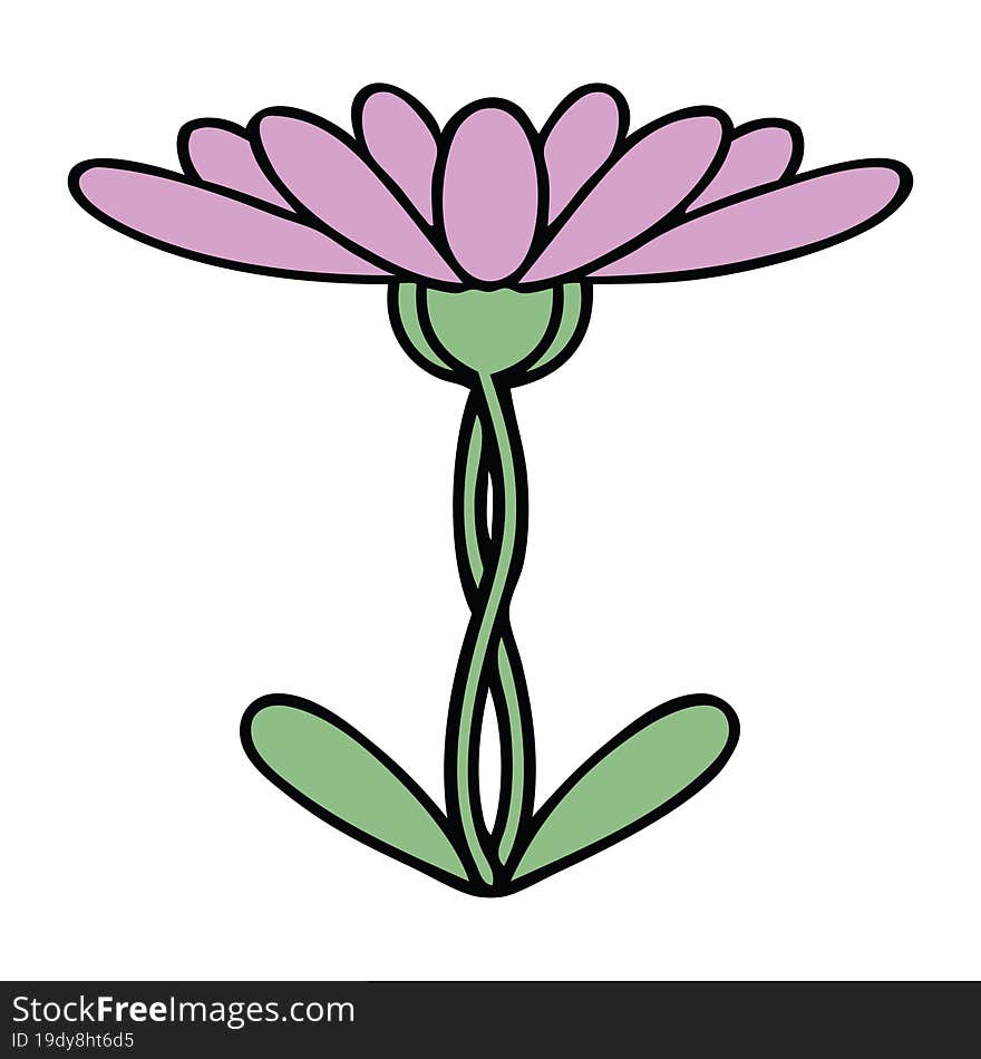 cute cartoon flower