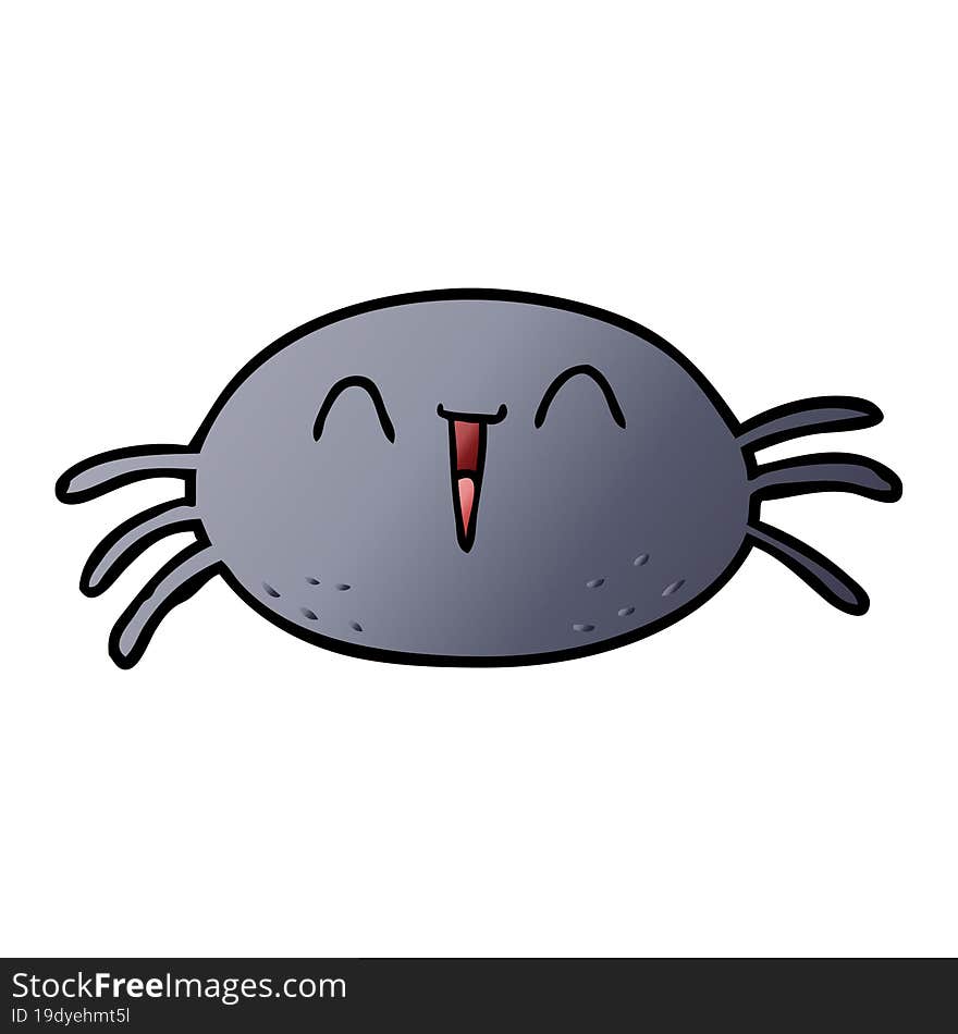 cartoon halloween spider. cartoon halloween spider