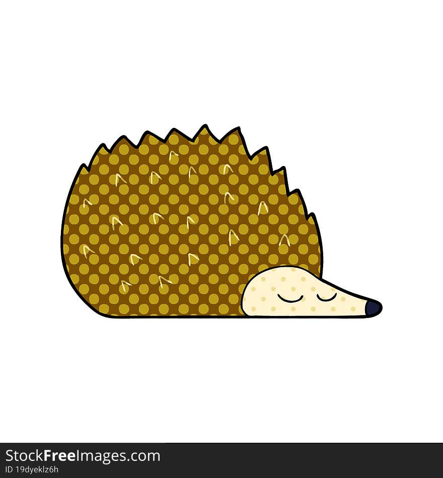 cartoon hedgehog. cartoon hedgehog