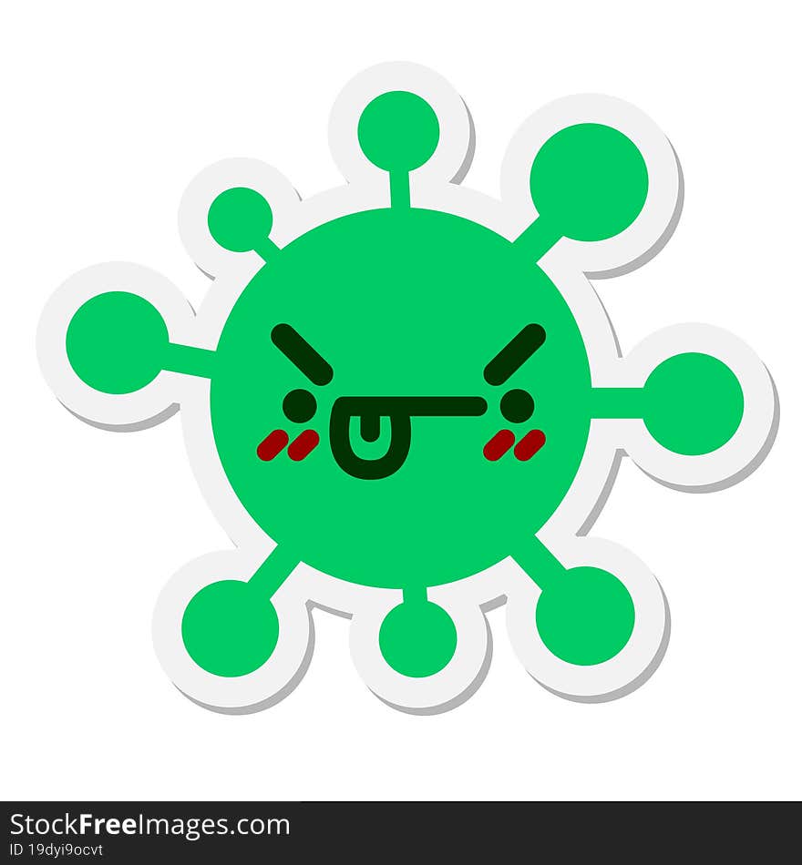 fed up virus sticker