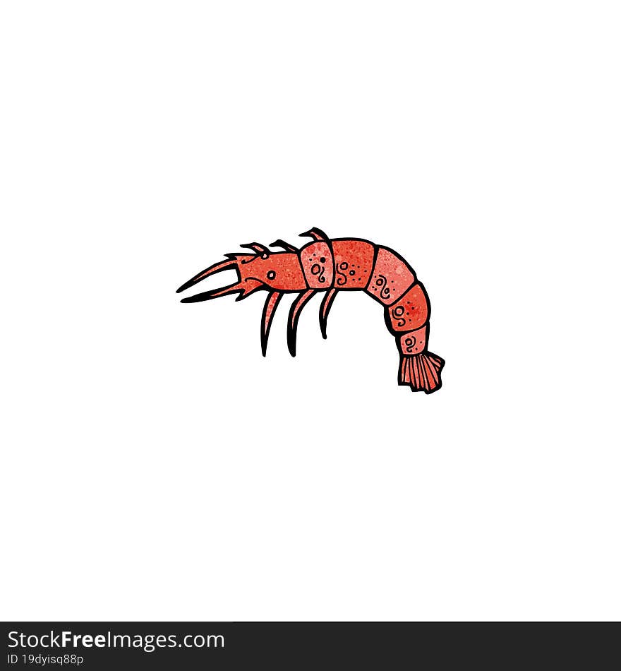 cartoon shrimp