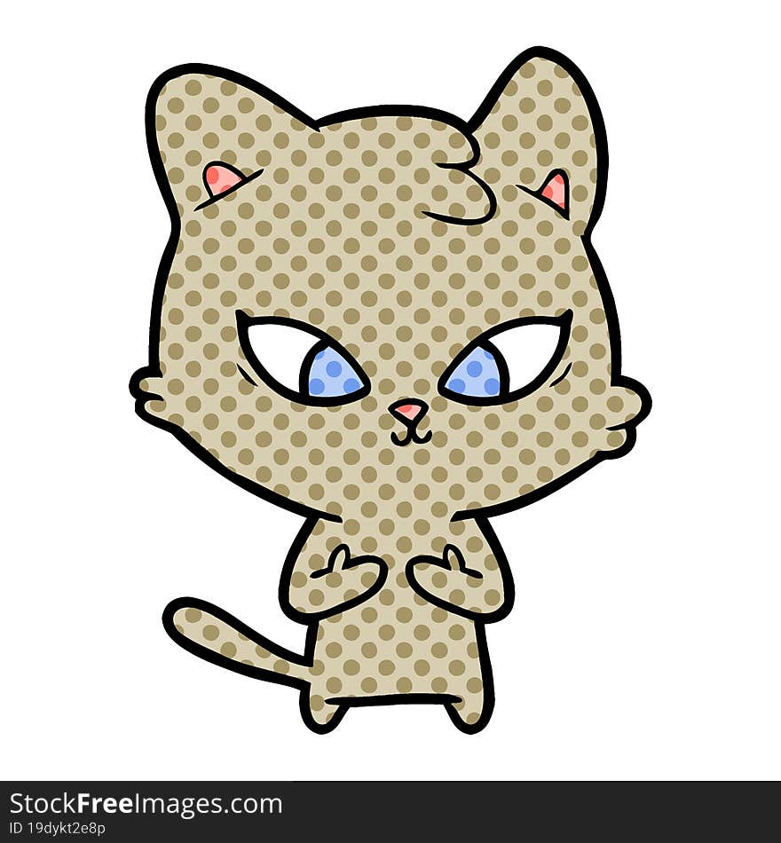 cute cartoon cat. cute cartoon cat