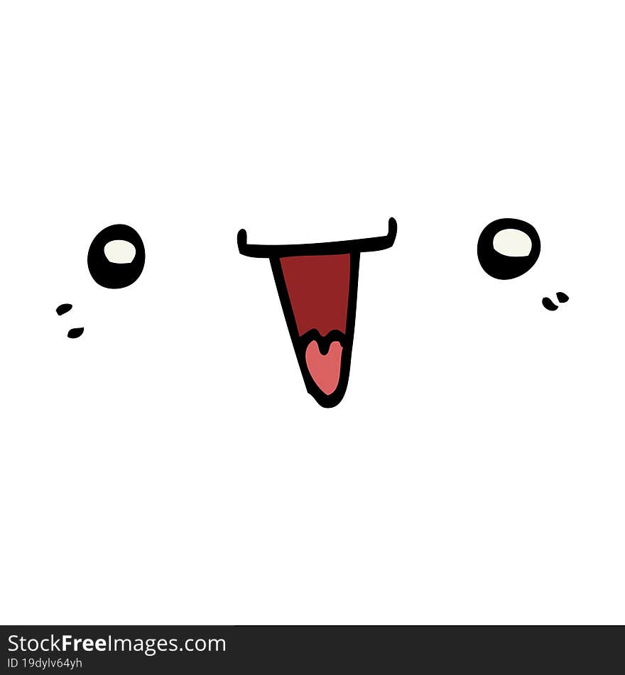 cute cartoon face