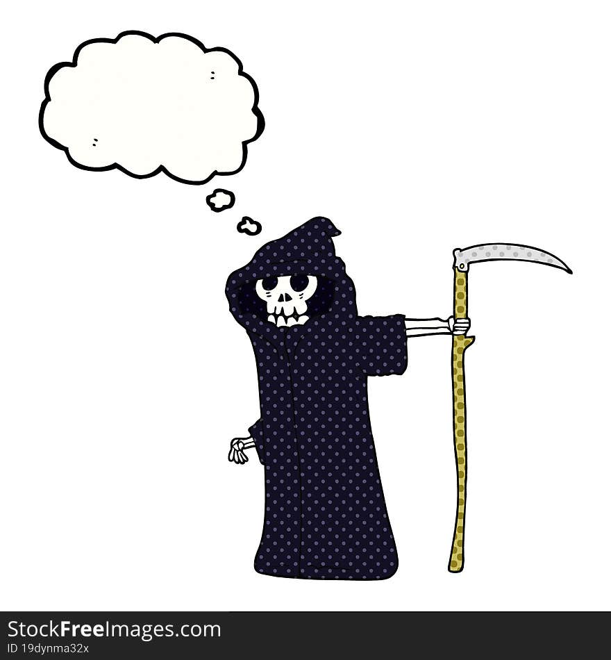 Thought Bubble Cartoon Death