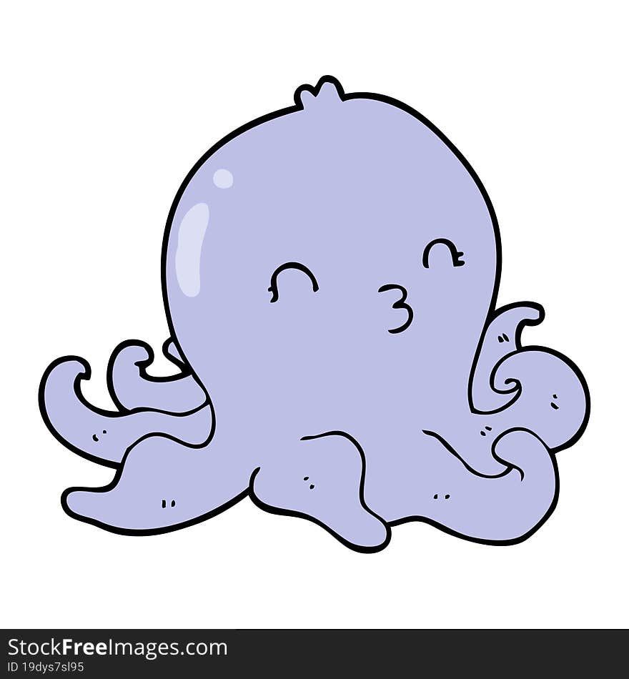 Cartoon Octopus