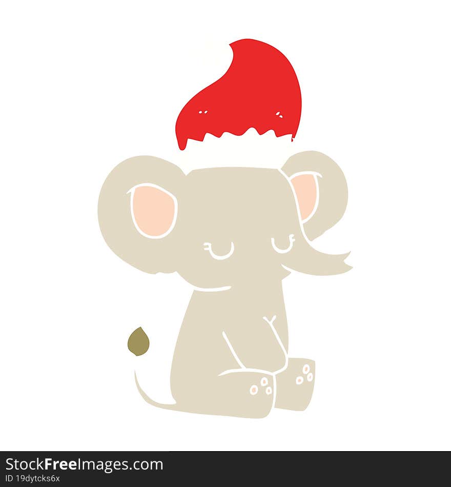 Cute Christmas Elephant