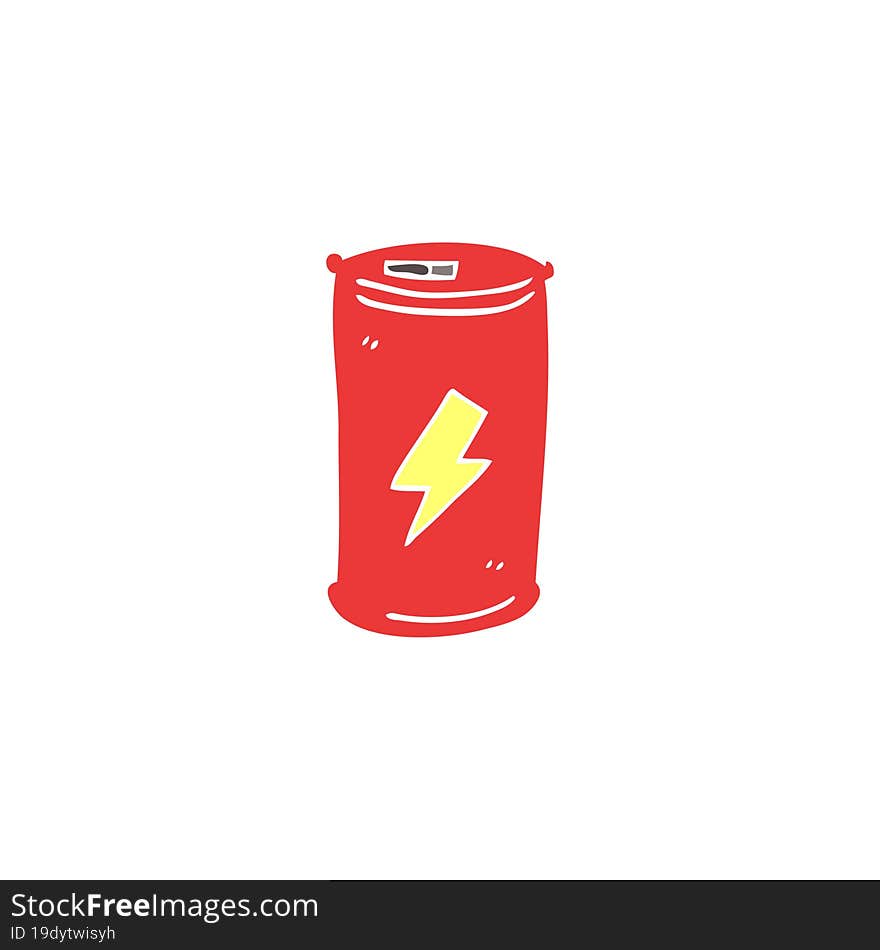 cartoon doodle energy drink