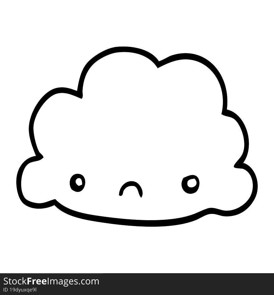 cartoon cloud