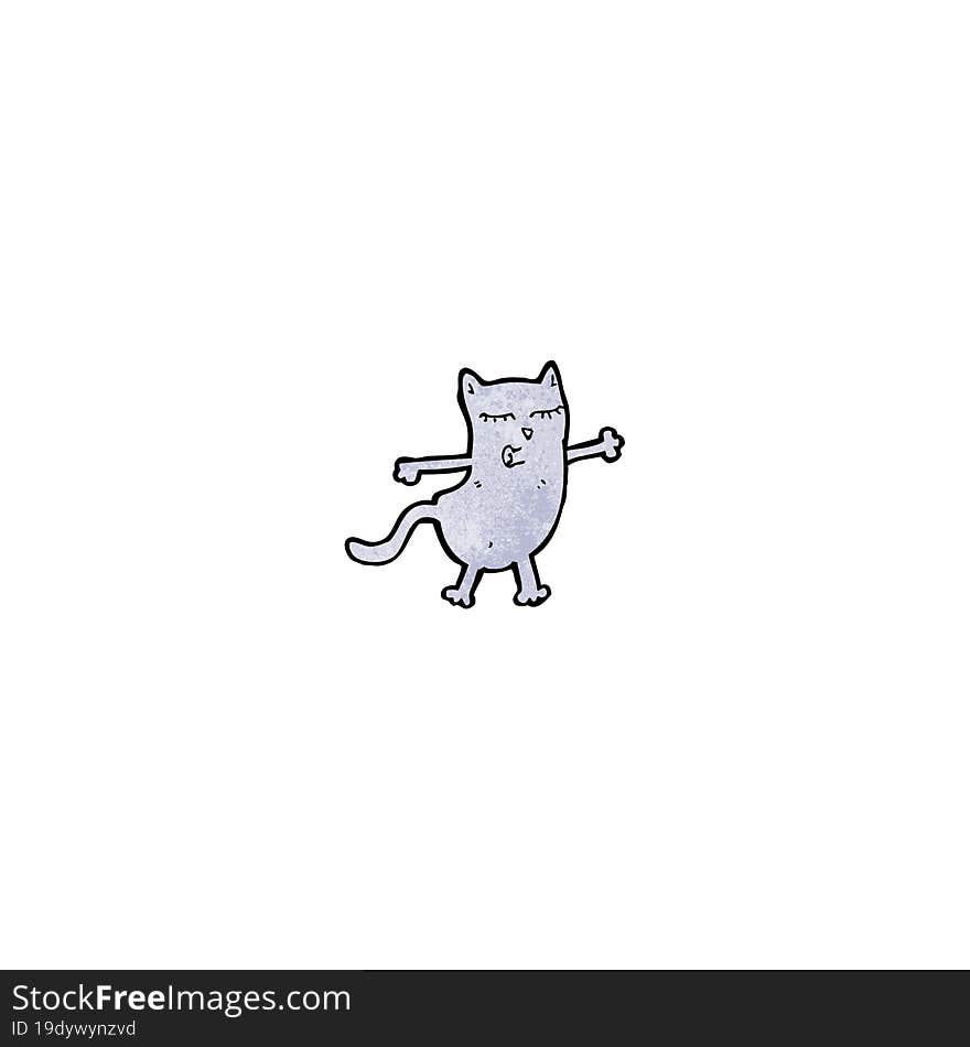 funny cartoon cat